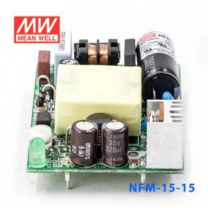 NFM-15-15  15W  15V 1A  微漏电PCB板单路输出板上插装型医用明纬开关电源