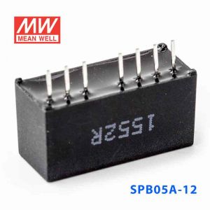 SPB05A-12  5W  9~18V  输入 12V  稳压单路输出明纬DC-DC转换模块电源