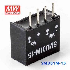 SMU01M-15  1W  12V-15V  非稳压单路输出明纬DC-DC转换模块电源