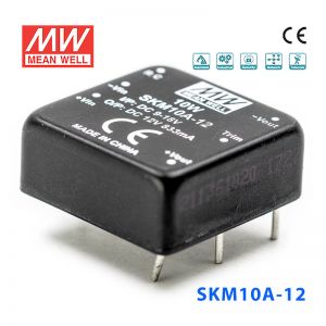 SKM10A-12 10W 9~18V 转 12V 833mA 非稳压单路输出DC-DC模块电源