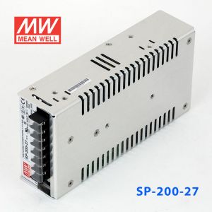 SP-200-27 200W 27V7.5A 单路输出带PFC功能CCC认证明纬开关电源