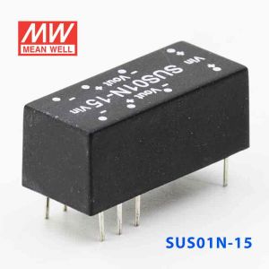 SUS01N-15  1W  24V-15V  非稳压单组输出明纬DC-DC转换模块电源