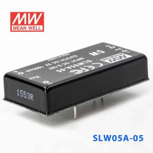 SLW05A-05  5W  9~18V  输入  5V  稳压单路输出明纬DC-DC转换模块电源