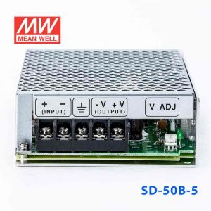 SD-50B-5  50W  19~36V  输入 5V 10A  输出有外壳明纬DC-DC转换电源