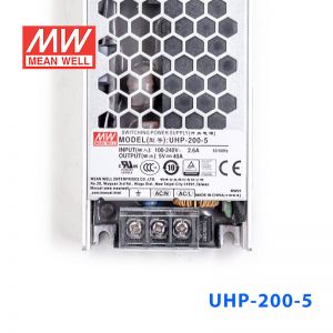 UHP-200-5 200W 5V 40A 明纬PFC高性能超薄电源