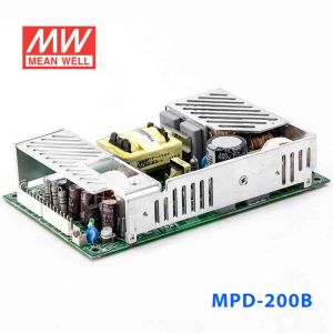 MPD-200B  200W +5V 24A +24V 4.8A  双路输出微漏电带PFC医用无外壳明纬开关电源