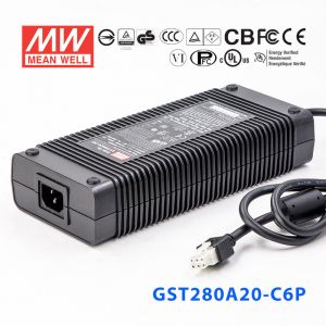 GST280A20-C6P 260W 20V13A高效能低空载损耗绿色节能桌上型适配器