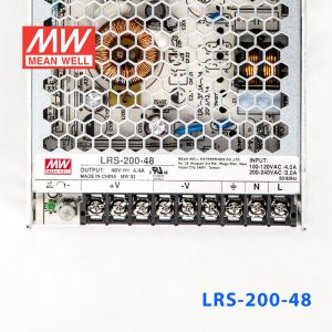 LRS-200-48 210W 48V4.4A输出（输入电压开关选择型)明纬超薄高性能开关电源 