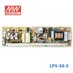 LPS-50-5  50W  5V 10A  单路输出无外壳窄条PCB板明纬开关电源