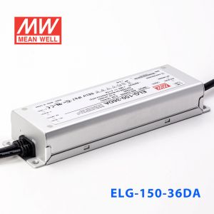 ELG-150-36DA  150W  36V 4.17A  DA型(Dali调光/铝壳IP67/100～305Vac输入)明纬PFC防水LED电源