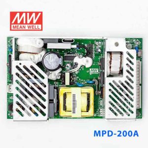 MPD-200A  200W +5V 24A +12V 9.6A  双路输出微漏电带PFC医用无外壳明纬开关电源