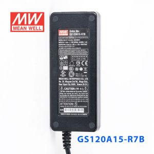 GS120A15-R7B 120W 15V7A 输出绿色能源明纬电源适配器(三线插口)