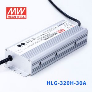 HLG-320H-30A  320W  30V 10.7A  强耐环境恒压+恒流PFC高效铝壳IP65防水LED电源(恒压恒流值可面板设定) 