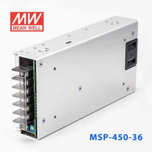 MSP-450-36  450W  36V 12.5A  单路输出带功率因素校正高可靠医疗型明纬开关电源