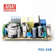 PSC-35B 35W 27.6V0.85A 单路输出带浮充电直流UPS明纬裸板安防电源