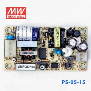 PS-05-15  5W  15V 0.35A  单路输出无外壳PCB板明纬开关电源