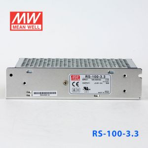 RS-100-3.3 100W 3.3V20A 单路输出明纬电源(G3系列-高性能内置有外壳)