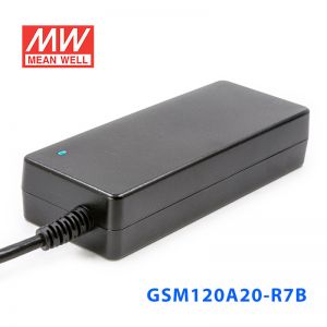 GSM120A20-R7B 120W 20V6A输出明纬高能效医疗型外置桌面型电源适配器