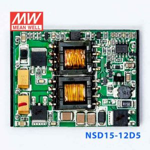 NSD15-12D5  15W  9.4~36V 输入 ±5V  稳压双路输出板上型明纬DC-DC变换电源