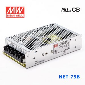 NET-75B  75W  5V 7A +12V 3.5A -12V 0.7A  三路输出明纬开关电源(NE系列)