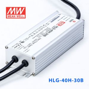 HLG-40H-30B  40W  30V 1.34A  强耐环境恒压+恒流PFC高效铝壳IP67防水LED电源(控制线三合一调光) 