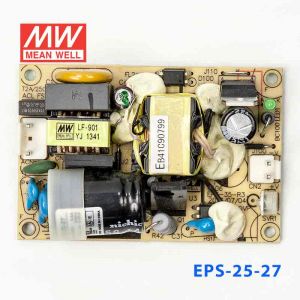 EPS-25-27 25W 27V0.95A 单路输出裸板高效低空载损耗明纬开关电源