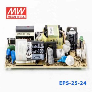 EPS-25-24 25W 24V1.05A 单路输出裸板高效低空载损耗明纬开关电源