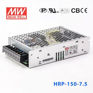 HRP-150-7.5 150W 7.5V20A 单路输出高性能内置有外壳明纬开关电源