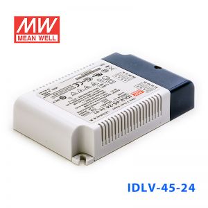 IDLV-45-24 45W 24V 1.88A 恒压输出无频闪二合一调光明纬LED开关电源