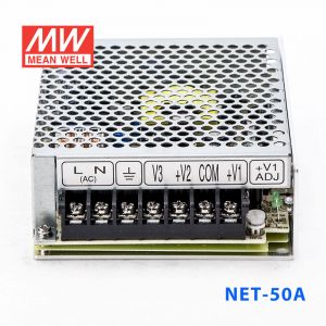 NET-50A  50W +5V 5A +12V 2.5A -5V 0.7A  三路输出明纬开关电源(NE系列) 