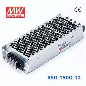 RSD-150D-12 150W  57.6~154V 输入 12V 12.5A  输出铁道专用明纬DC-DC转换电源 