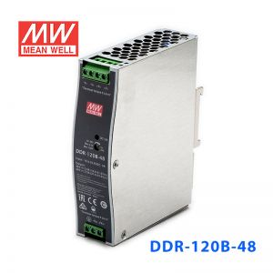 DDR-120B-48明纬120W 16.8~33.6V输入48V2.5A输出导轨型DC-DC电源