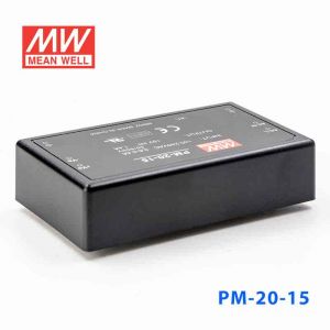 PM-20-15  20W  15V 1.4A  微漏电塑封单路输出板上型医用明纬开关电源