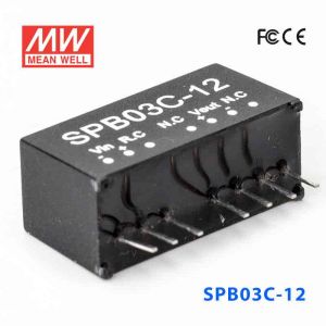 SPB03C-12  3W  36~72V  输入 12V  稳压单路输出明纬DC-DC转换模块电源