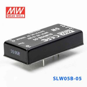 SLW05B-05  5W  18~36V  输入  5V  稳压单路输出明纬DC-DC转换模块电源