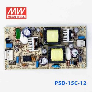 PSD-15C-12  15W  36~72V  输入 12V 1.25A  单路输出PCB板明纬DC-DC变换电源