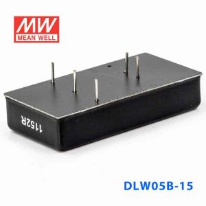 DLW05B-15  5W  18~36V  输入  ±15V  稳压双路输出明纬DC-DC转换模块电源