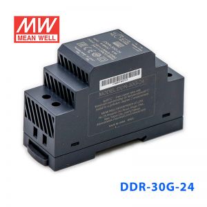 DDR-30G-24台湾明纬30W 9~36V输入 24V1.25A输出导轨型DC-DC电源