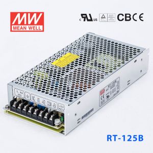 RT-125B台湾明纬5V正负12V三路开关电源125W 5V12A+12V5A-12V1A