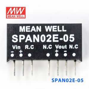 SPAN02E-05 2W 4.5~9V 转 5V0.4A 非稳压单路输出DC-DC模块电源