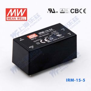 IRM-15-5  15W  5V 3A 单路输出高能效裸板型明纬开关电源