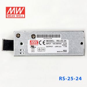 RS-25-24 25W 24V1.1A 单路输出明纬电源(G3系列-高性能内置有外壳) 