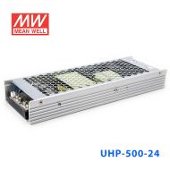UHP-500R-48 500W 48V 10.45A 明纬PFC高性能超薄电源(冗余功能)