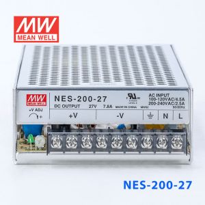 NES-200-27 200W 27V7.4A 单路输出经济型明纬开关电源(NE系列)