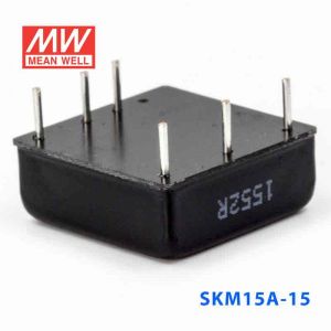 SKM15A-15  15W 9~18V  输入 15V 1A 单路稳压输出明纬DC-DC转换模块电源