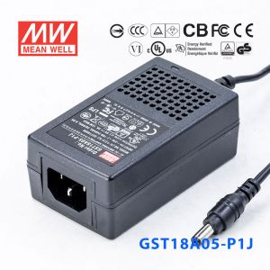 GST18A05-P1J  15W 5V3A高效能低空载损耗绿色节能桌上型适配器