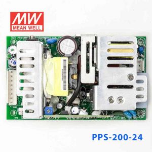 PPS-200-24  200W  24V 8.3A  单路输出带PFC功能无外壳PCB板明纬开关电源