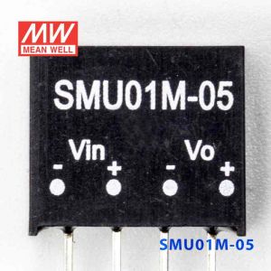 SMU01M-05  1W  12V-5V  非稳压单路输出明纬DC-DC转换模块电源