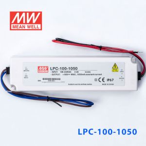 LPC-100-1050 100W 1050mA恒流输出明纬牌IP67防水塑壳LED电源