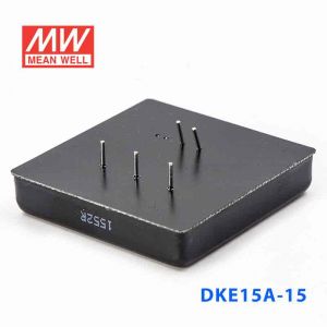 DKE15A-15  15W  9~18V 输入  ±15V  双路输出明纬DC-DC转换模块电源